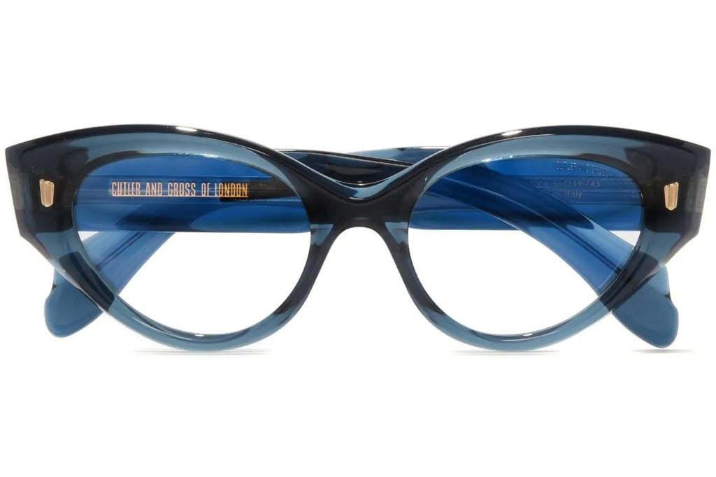 Cutler & Gross - 1417 Eyeglasses Deep Blue Crystal