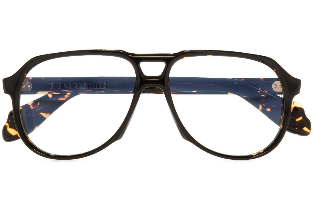 Cutler & Gross - 9782 Eyeglasses Black on Havana