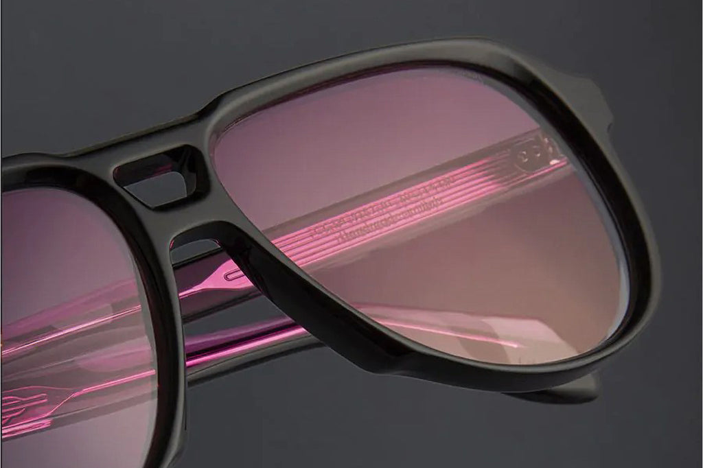 Cutler and Gross - 9782 Sunglasses Black on Pink