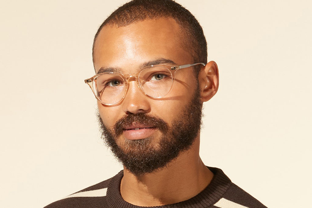 Garrett Leight - Clune Eyeglasses Shell Crystal