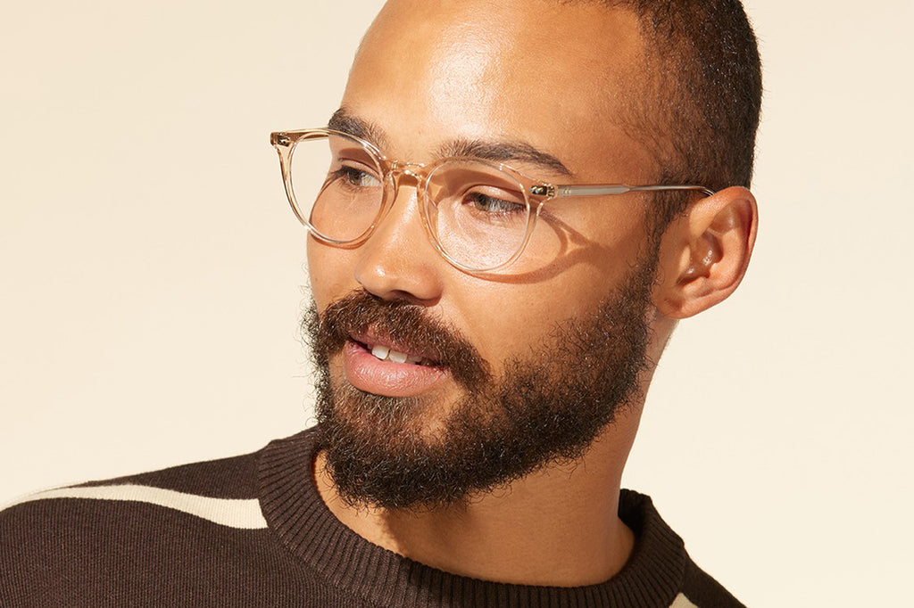 Garrett Leight - Clune Eyeglasses Shell Crystal