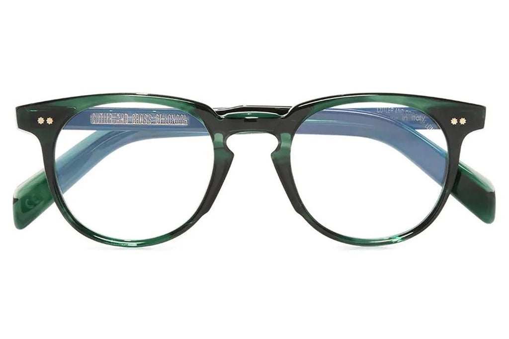 Cutler & Gross - GR09 Eyeglasses Striped Dark Green