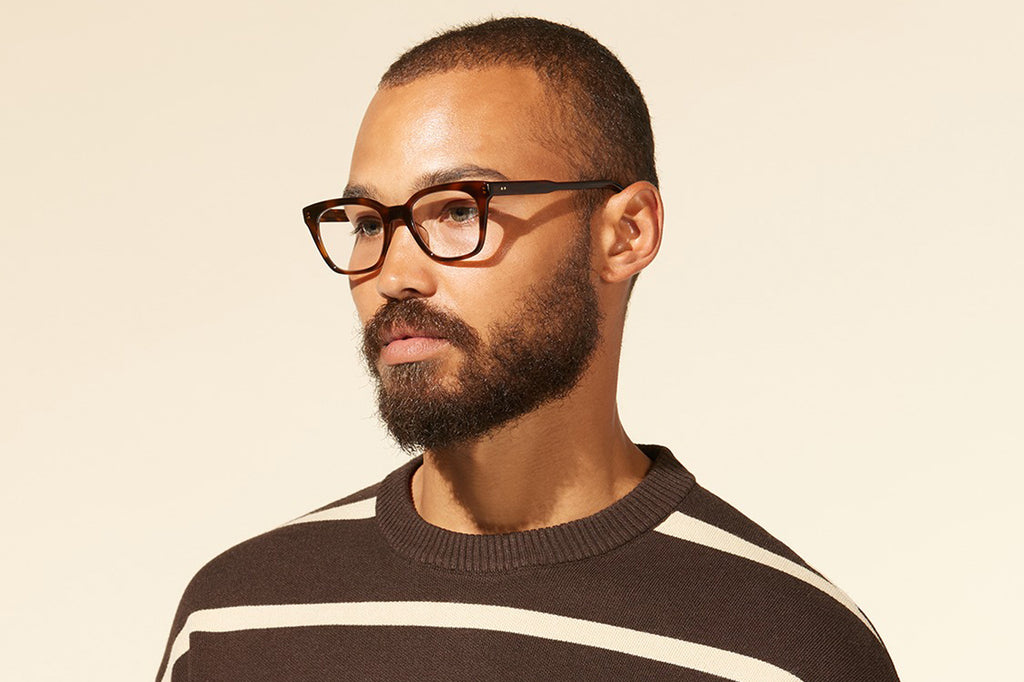 Garrett Leight - El Rey Eyeglasses Caviar Tortoise