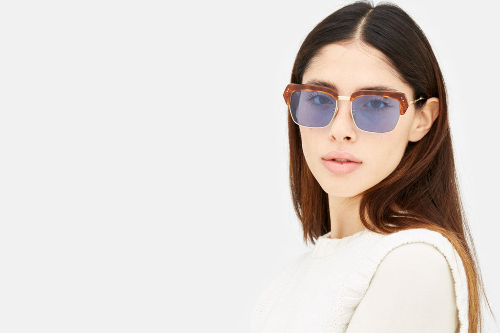 Marni® - Three Gorges Sunglasses Havana/Gold