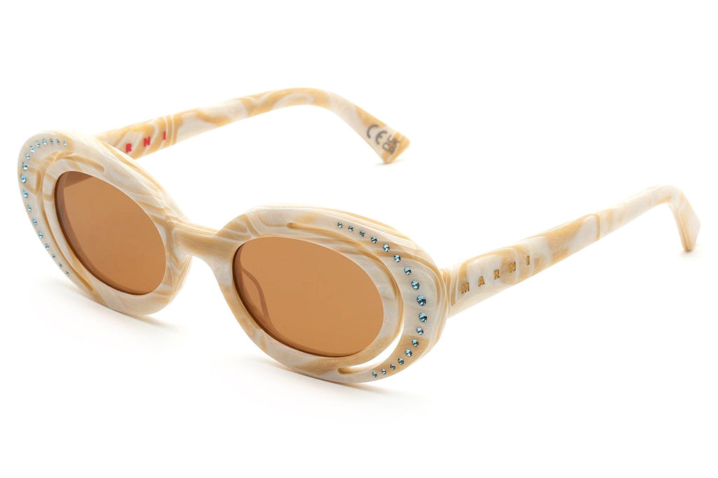 Marni® - Zion Canyon Sunglasses Pearly White