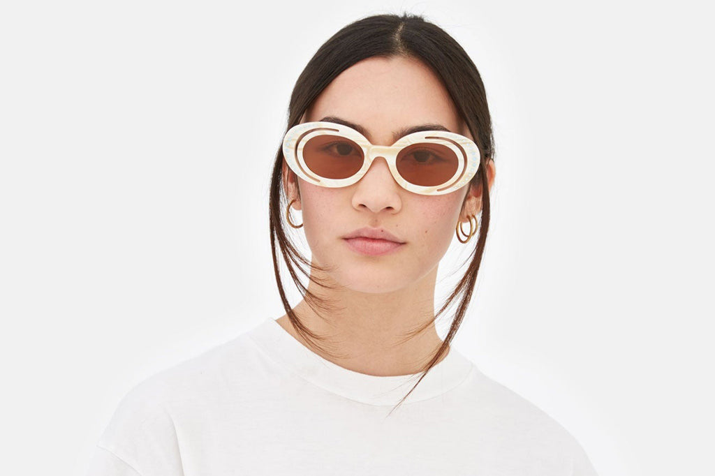 Marni® - Zion Canyon Sunglasses Pearly White