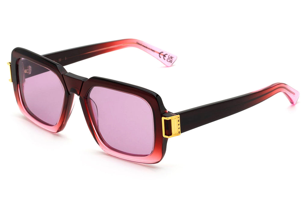 Marni® - Zamalek Sunglasses Faded Burgundy