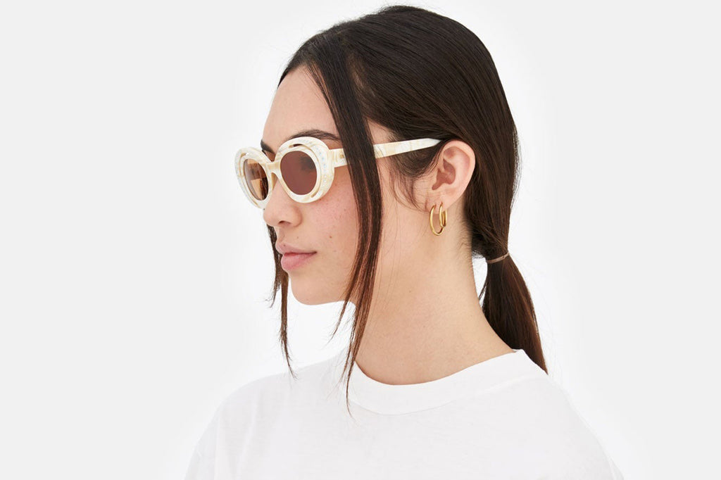 Marni® - Zion Canyon Sunglasses Pearly White