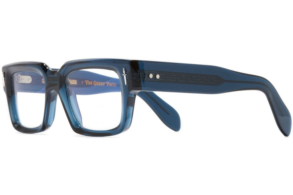 Cutler & Gross - The Great Frog Titan Eyeglasses Deep Blue Crystal