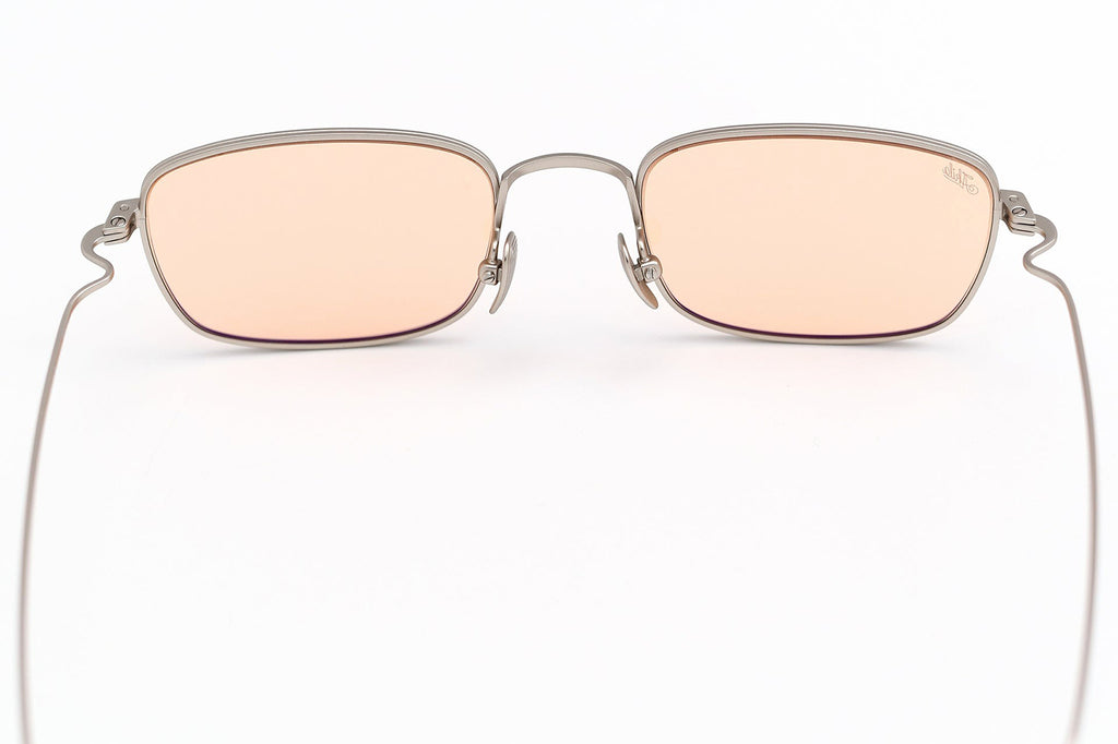 AKILA® Eyewear - Grace Sunglasses Matte Silver w/ Apricot Lenses