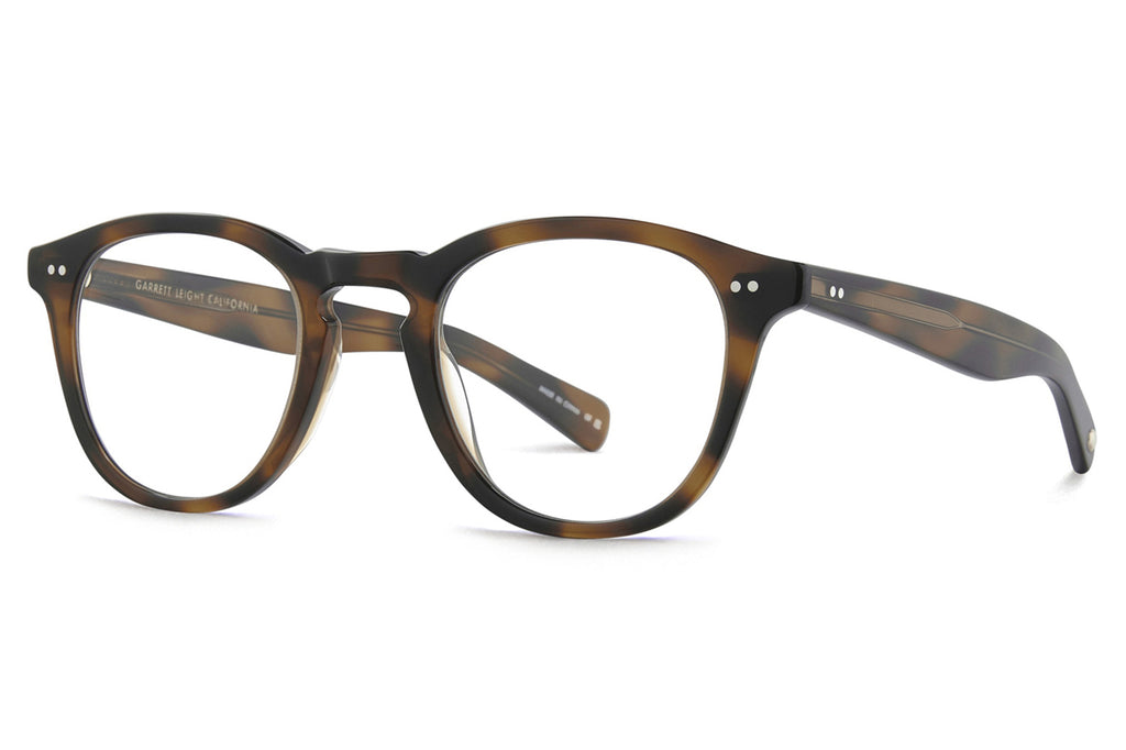 Garrett Leight - Hampton X Eyeglasses Spotted Brown Shell