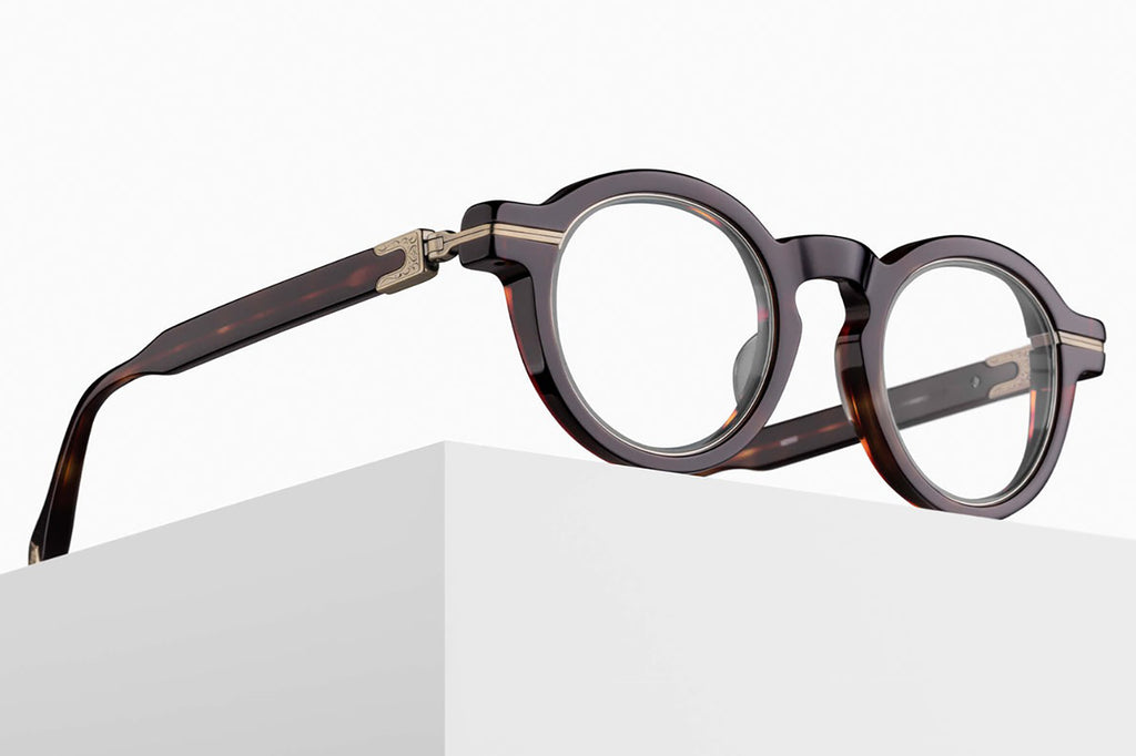 Matsuda - M2050 Eyeglasses Dark Tortoise - Antique Gold