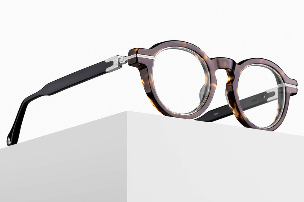 Matsuda - M2050 Eyeglasses Tokyo Tortoise - Brushed Silver