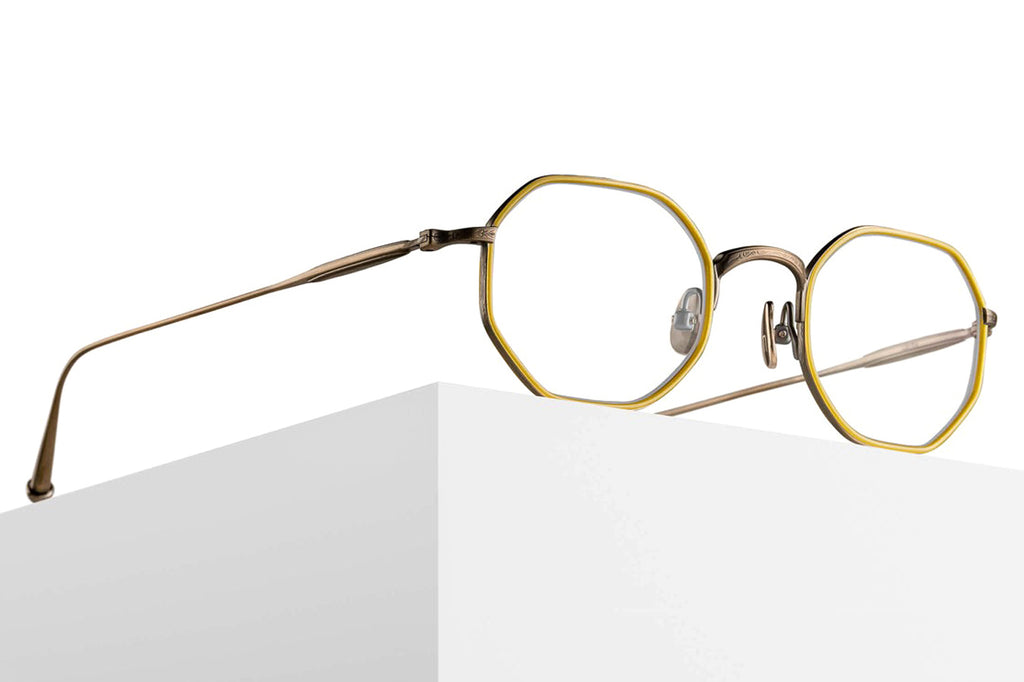 Matsuda - M3086-I Eyeglasses Antique Gold - Yellow