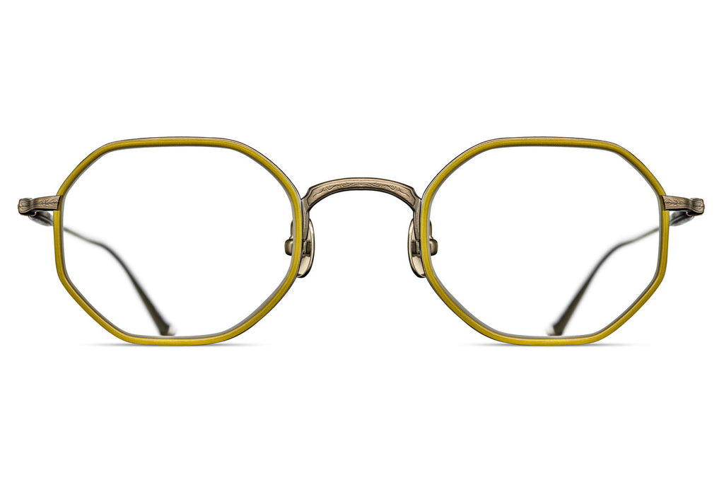 Matsuda - M3086-I Eyeglasses Antique Gold - Yellow