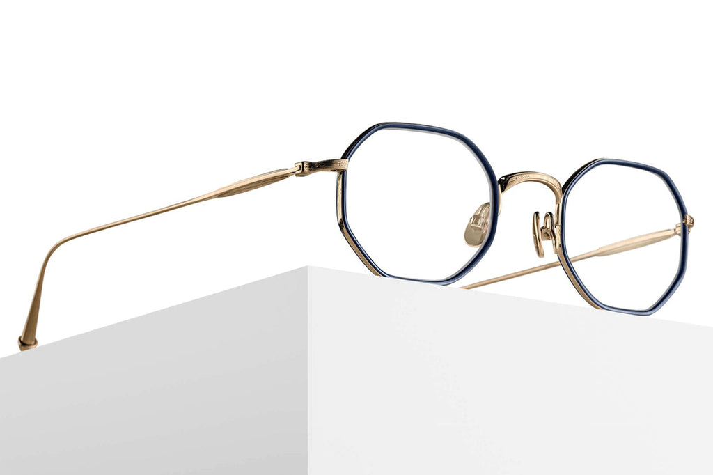 Matsuda - M3086-I Eyeglasses Brushed Gold - Navy