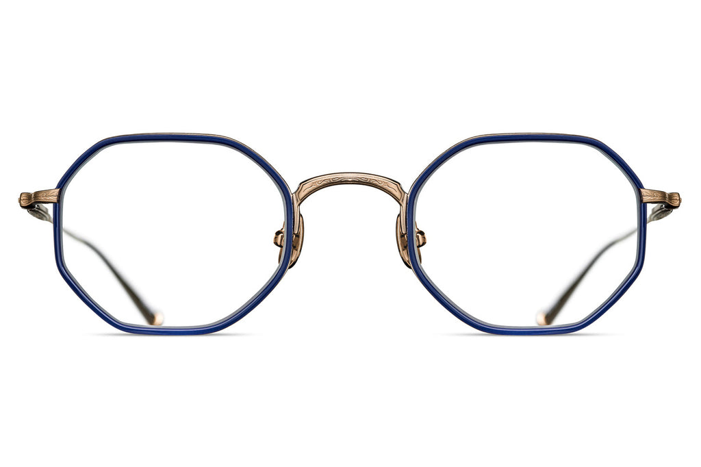 Matsuda - M3086-I Eyeglasses Brushed Gold - Navy