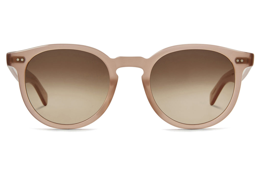 Garrett Leight -Morningside X Sunglasses Rose Quartz with California Dream Gradient Lenses