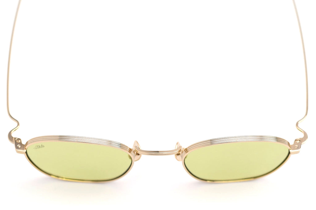 AKILA® Eyewear - Osiris Sunglasses Gold w/ Light Green Lenses