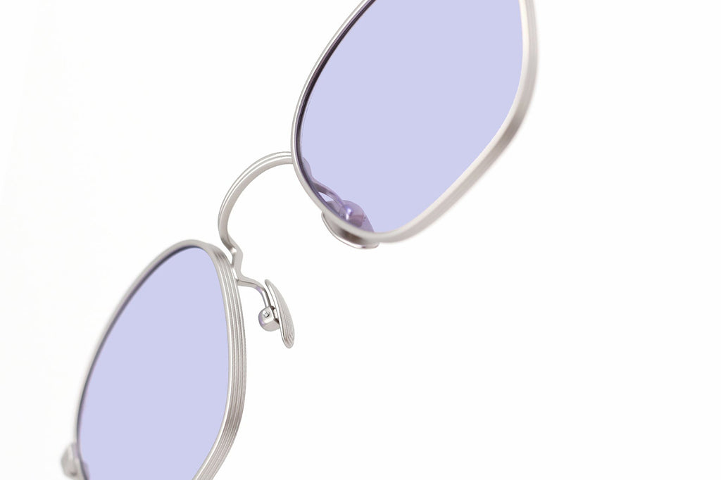 AKILA® Eyewear - Osiris Sunglasses Silver w/ Purple Lenses