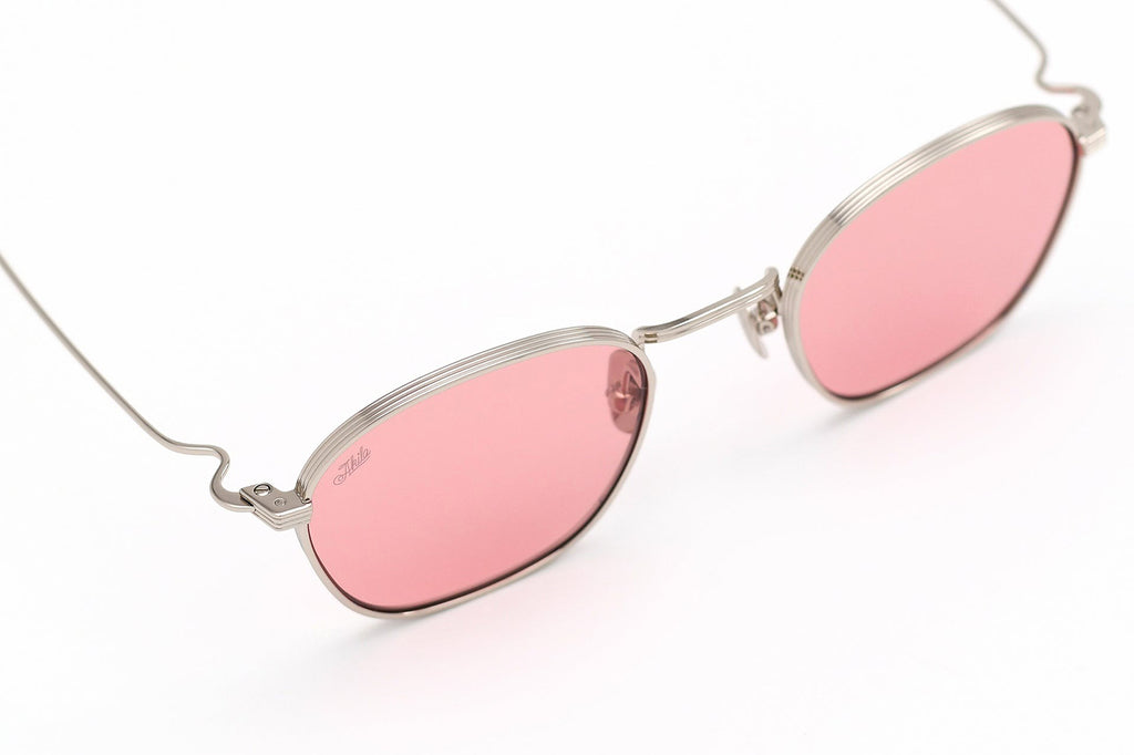 AKILA® Eyewear - Osiris Sunglasses Silver w/ Rose Lenses