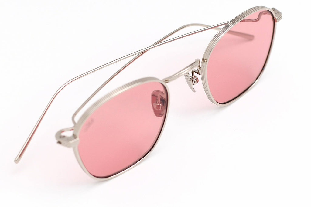 AKILA® Eyewear - Osiris Sunglasses Silver w/ Rose Lenses