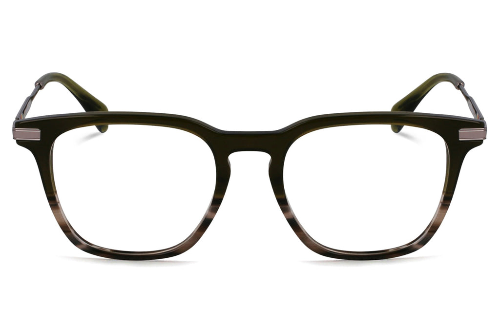 Paul Smith - Ledbury Eyeglasses Transparent Olive/Striped Olive