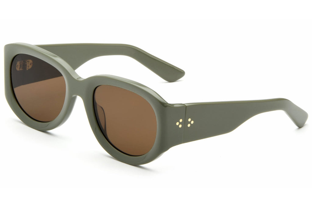 AKILA® Eyewear - Tempo Sunglasses Olive Green w/ Brown Lenses