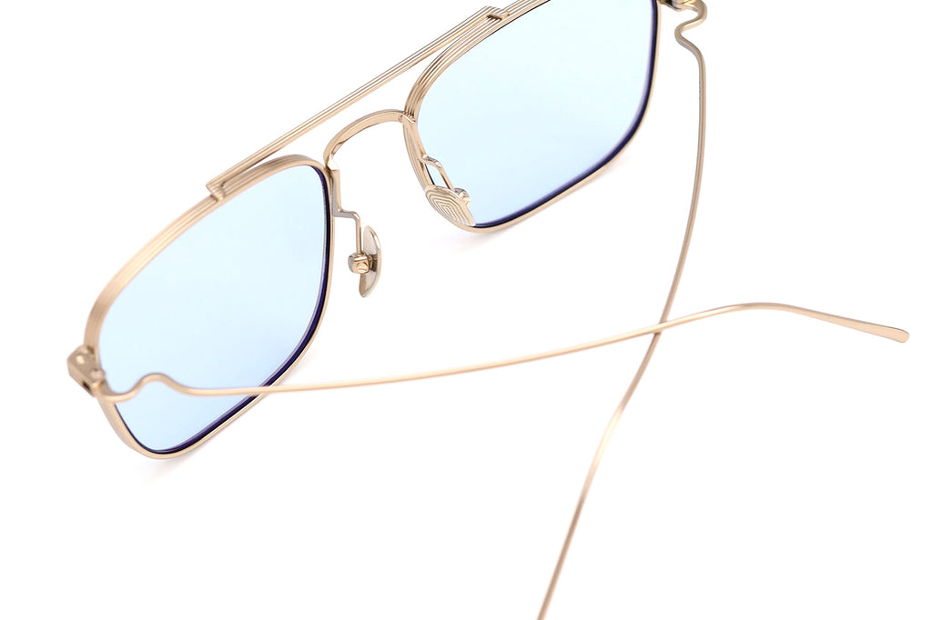 AKILA® Eyewear - Titan Sunglasses Gold w/ Light Blue Lenses