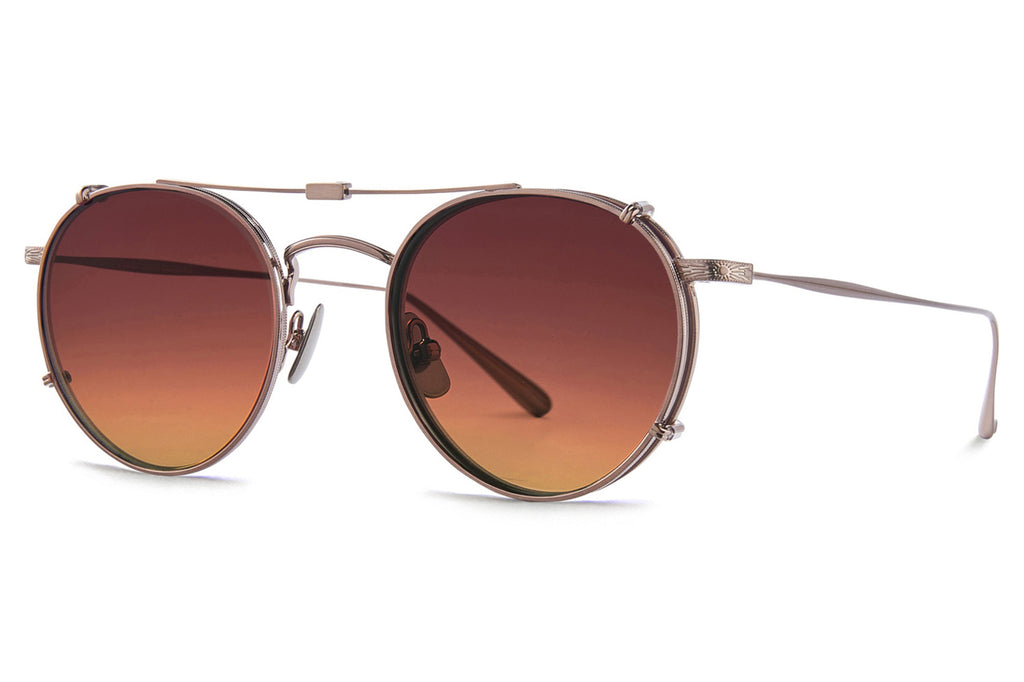 Garrett Leight - Wilson Clip On Shades Bronze with Auburn Gradient Lenses