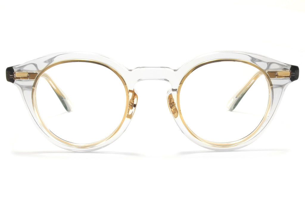 Yuichi Toyama : 5 - Poissy Eyeglasses Clear Gray/Gold