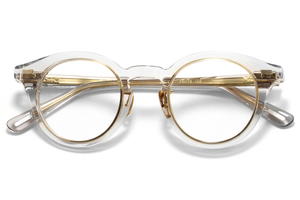 Yuichi Toyama : 5 - Poissy Eyeglasses Clear Gray/Gold