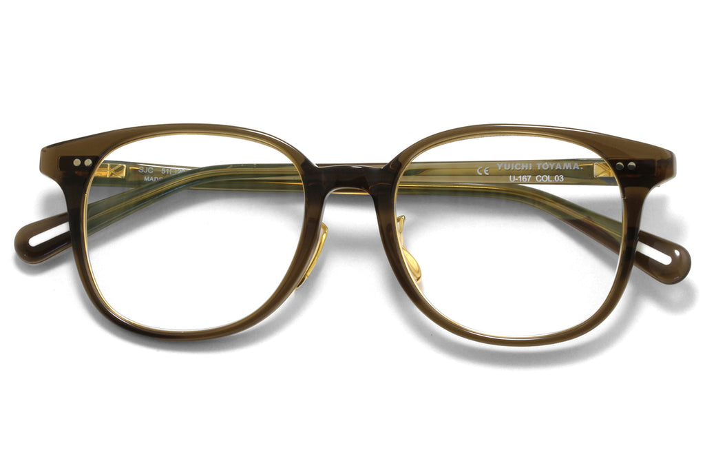 Yuichi Toyama - SJC (U-167) Eyeglasses Khaki/Gold