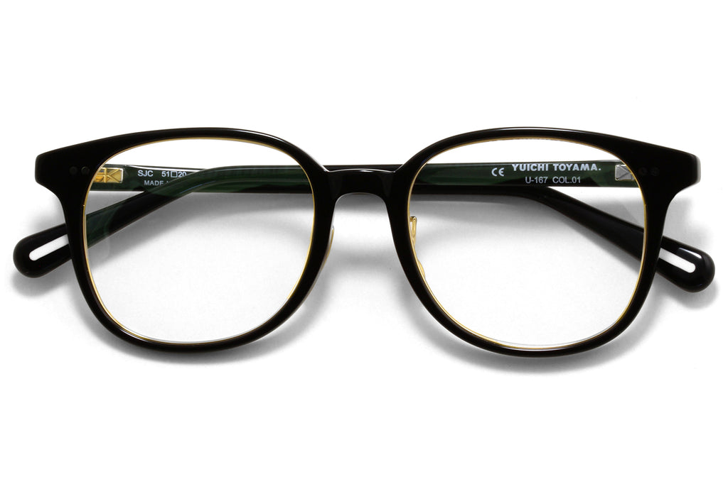 Yuichi Toyama - SJC (U-167) Eyeglasses Black/Gold