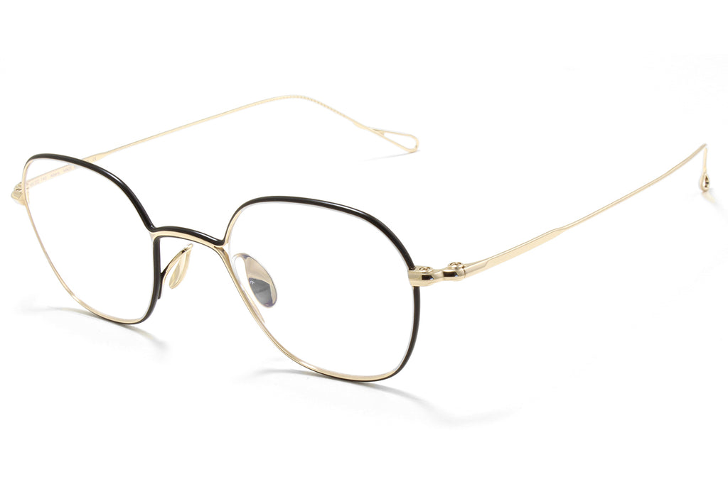 Yuichi Toyama - Albers (U-156) Eyeglasses White Gold/Black