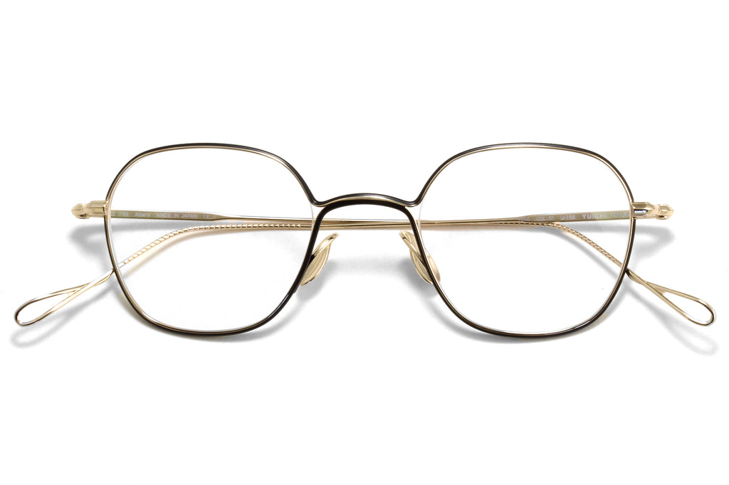 Yuichi Toyama - Albers (U-156) Eyeglasses White Gold/Black