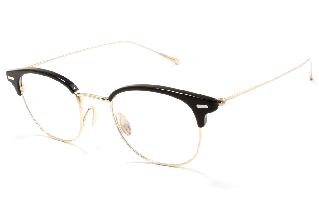 Yuichi Toyama - Jingasa (UD-160) Eyeglasses Black/White Gold