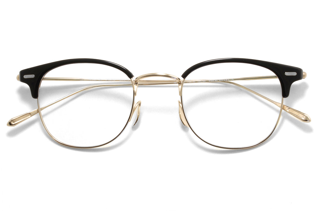 Yuichi Toyama - Jingasa (UD-160) Eyeglasses Black/White Gold