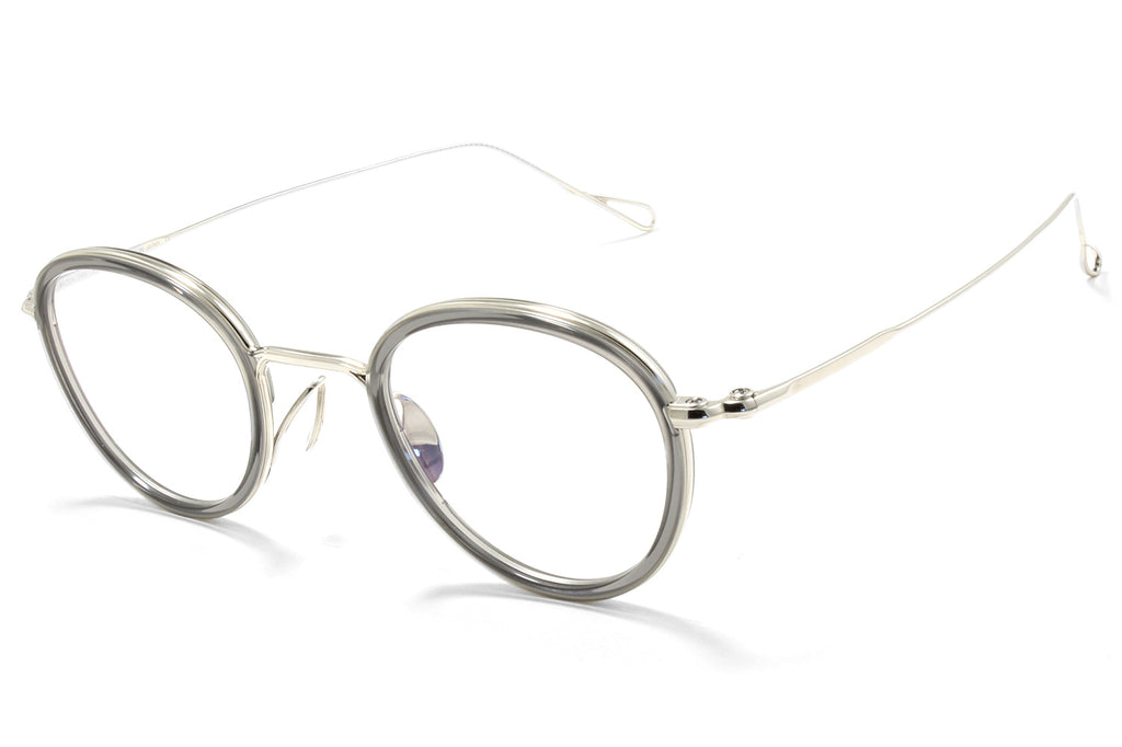 Yuichi Toyama - F. Gertrud (U-163) Eyeglasses Silver/Clear Gray