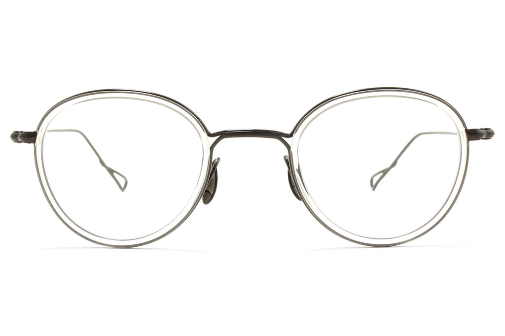 Yuichi Toyama - F. Gertrud (U-163) Eyeglasses Hairline Black/Clear Light Beige