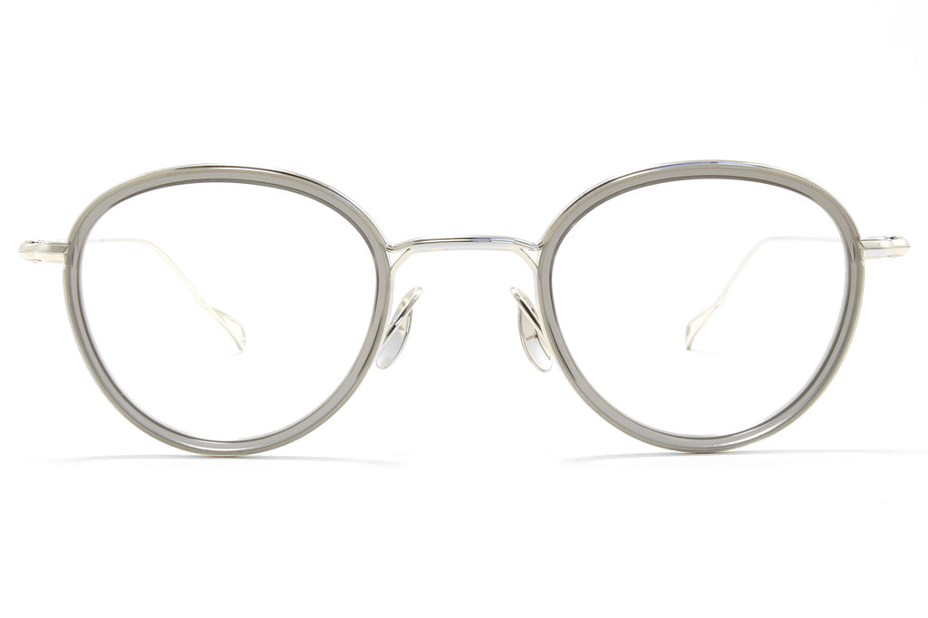 Yuichi Toyama - F. Gertrud (U-163) Eyeglasses Silver/Clear Gray