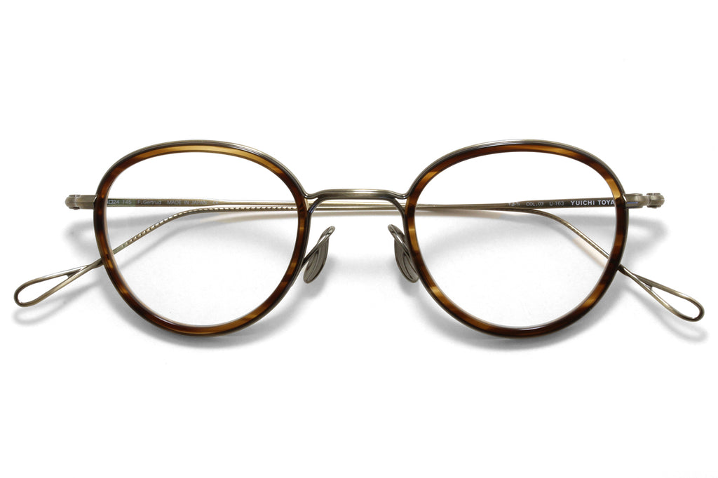 Yuichi Toyama - F. Gertrud (U-163) Eyeglasses Antique Gold/Brown Sasa