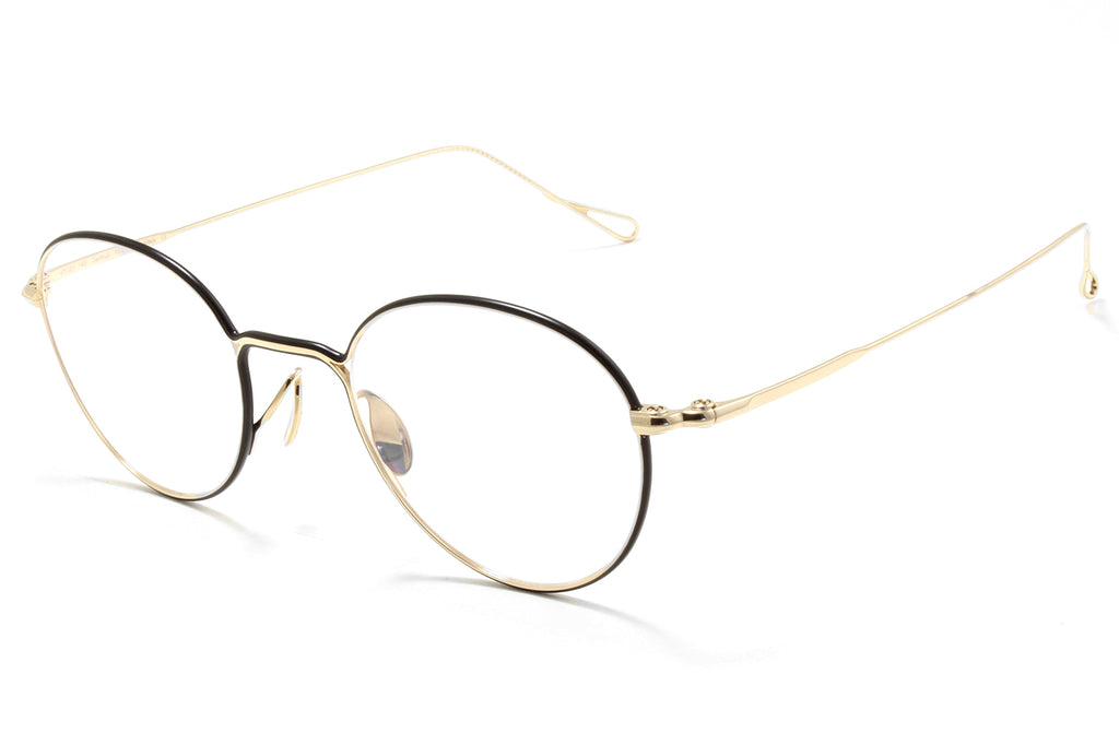 Yuichi Toyama - Gertrud (U-153) Eyeglasses White Gold/Black