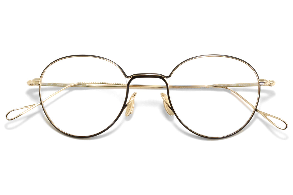 Yuichi Toyama - Gertrud (U-153) Eyeglasses White Gold/Black