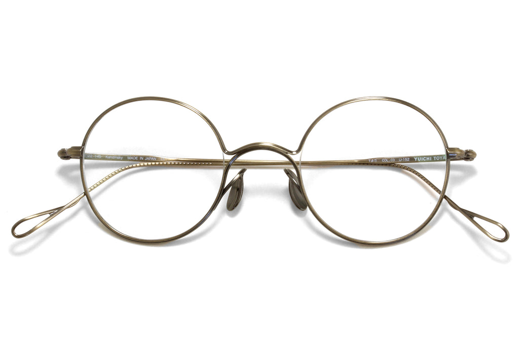 Yuichi Toyama - Kandinsky (U-152) Eyeglasses Antique Gold