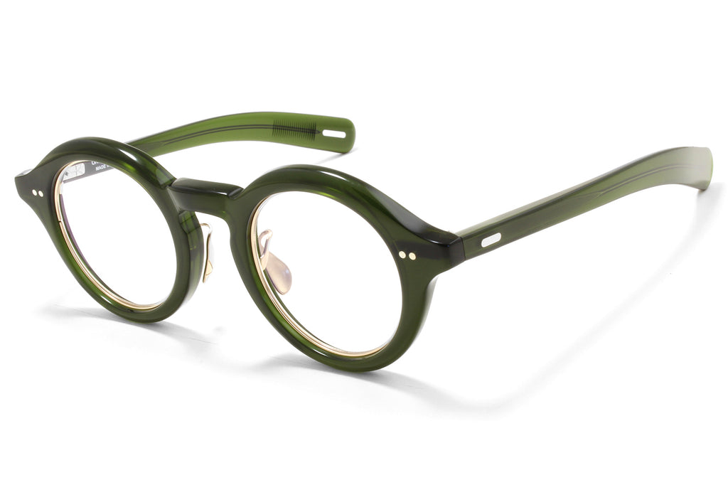 Yuichi Toyama - ORY (U-166) Eyeglasses Dark Green/Gold