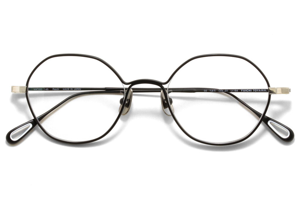 Yuichi Toyama - Reich (U-164) Eyeglasses Black/Silver