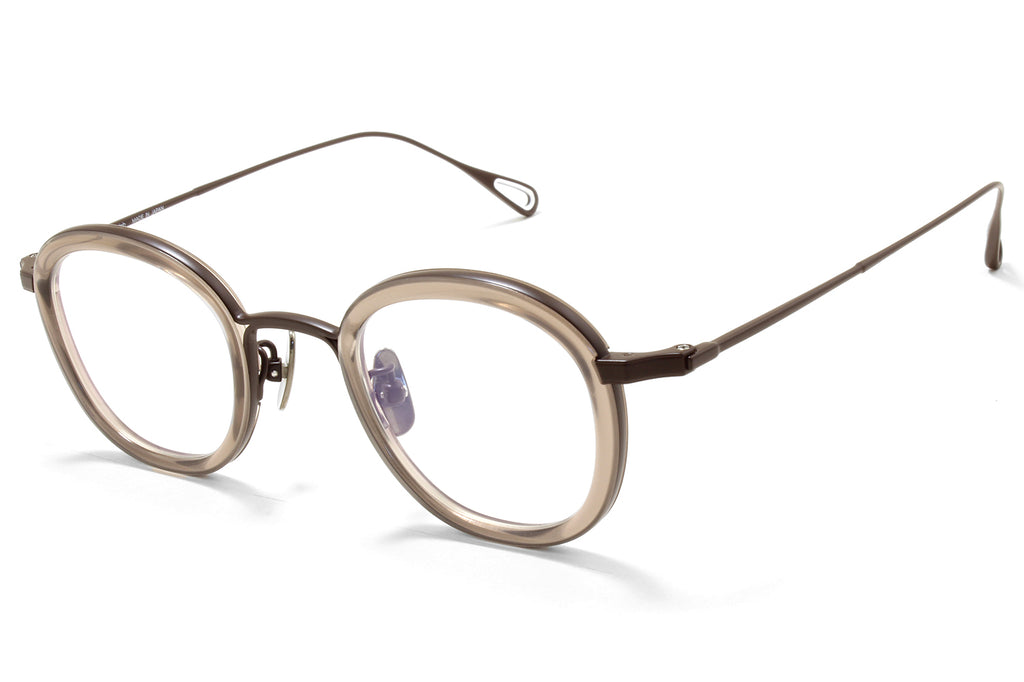 Yuichi Toyama - V. Adolph (U-158) Eyeglasses Matte Brown/Smoke Mocha