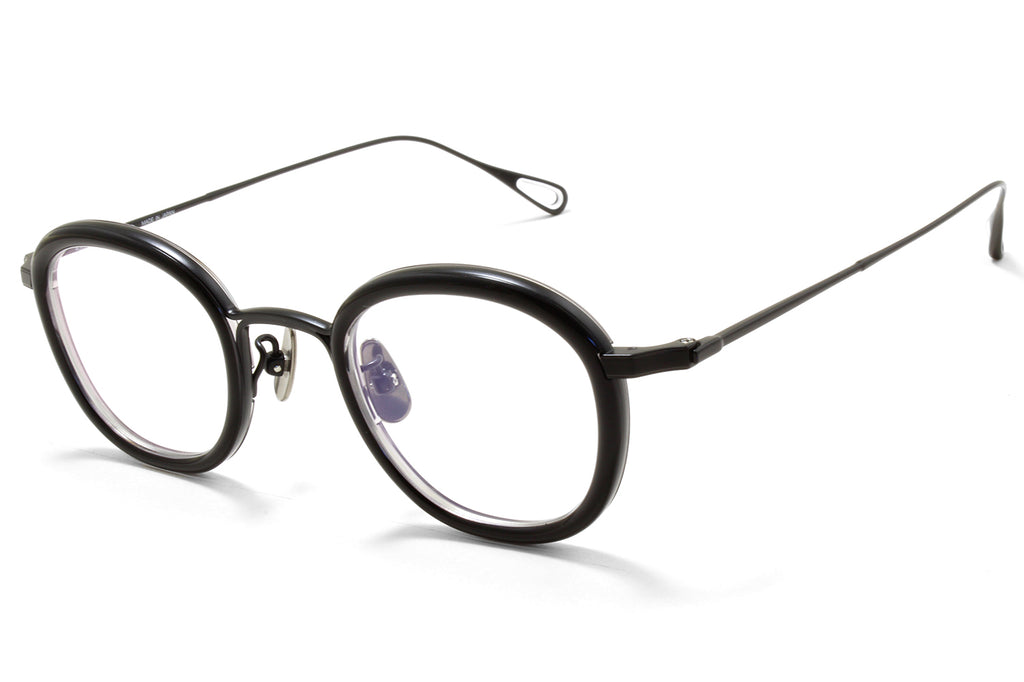 Yuichi Toyama - V. Adolph (U-158) Eyeglasses Black Matte/Layer Black