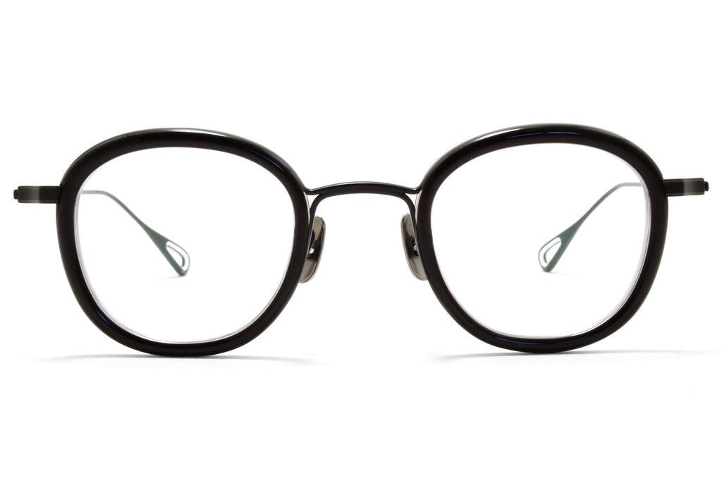 Yuichi Toyama - V. Adolph (U-158) Eyeglasses Black Matte/Layer Black